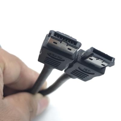 【YF】 1.2m External Shielded Cable eSATA to Type male M/M Extension Conversion Data Adapter