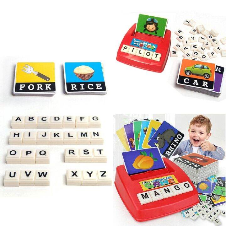 【Ready Stock】 English Spelling Alphabet Letter Game Early Learning ...