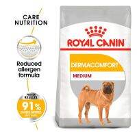 นาทีทอง ส่งฟรี ROYAL CANIN Medium Dermacomforสำหรับสุนัขพันธุ์กลางผิวแพ้ง่าย ขนาด 10 กิโลกรัม