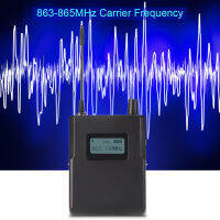 Stage Monitor Receiver Wireless Stages Monitors 863-865MHz สำหรับการสื่อสารสำหรับเสียง