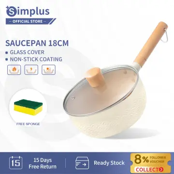 MasterClass Can-to-Pan 18cm Ceramic Non-Stick Saucepan with Lid in 2023