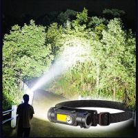 【lz】✶  Farol LED recarregável USB COB Luz de inspeção do carro Lanterna principal com ímã Luz de trabalho para acampamento ao ar livre