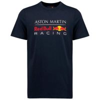 Red Bull Racing Formula graphic cotton O-neck T-shirt for men