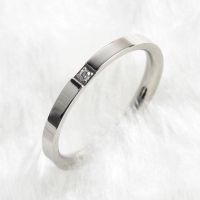 【COD Tangding】แหวนแฟชั่น สำหรับคู่รัก ขนาด 6-10