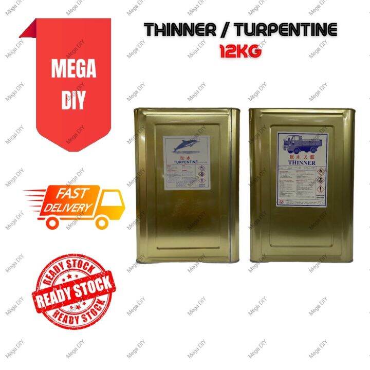 [12KG] Thinner / Thinner Solvent / Minyak Tina / Paint Remover
