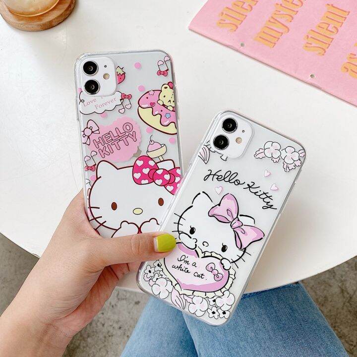 เคสโทรศัพท์มือถือ-ลายแมวคิตตี้-iphone6-6s-iphone7-iphone8-iphone6plus-iphone6splus-iphone7plus-iphone8plus-เคสไอโฟน11-se-791