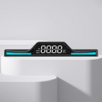 อิเล็กทรอนิกส์ Head Up Display จอแสดงผล LED รถ GPS Speed Detector นาฬิกาดิจิตอล Speed Mileage Meter RGB Light Smart Head Up Display