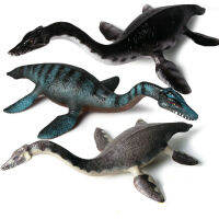 Plesiosaur ตุ๊กตาขยับแขนขาได้สมจริงขนาด23ซม. ของเล่นตกแต่งแบบจำลองของเล่นไดโนเสาร์สำหรับเด็กยุคก่อนประวัติศาสตร์ทางทะเล