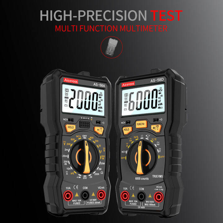 [Authentic]Aicevoos 58AD Digital Multimeter Esr Meter Testers