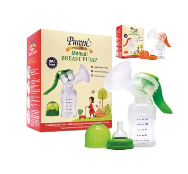 Pureen Premium Manual Breast Pump (PPMBP4) Lazada