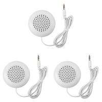 3X Mini White 3 5mm Pillow Speaker for iPhone IPod CD Radio MP3 Player GL