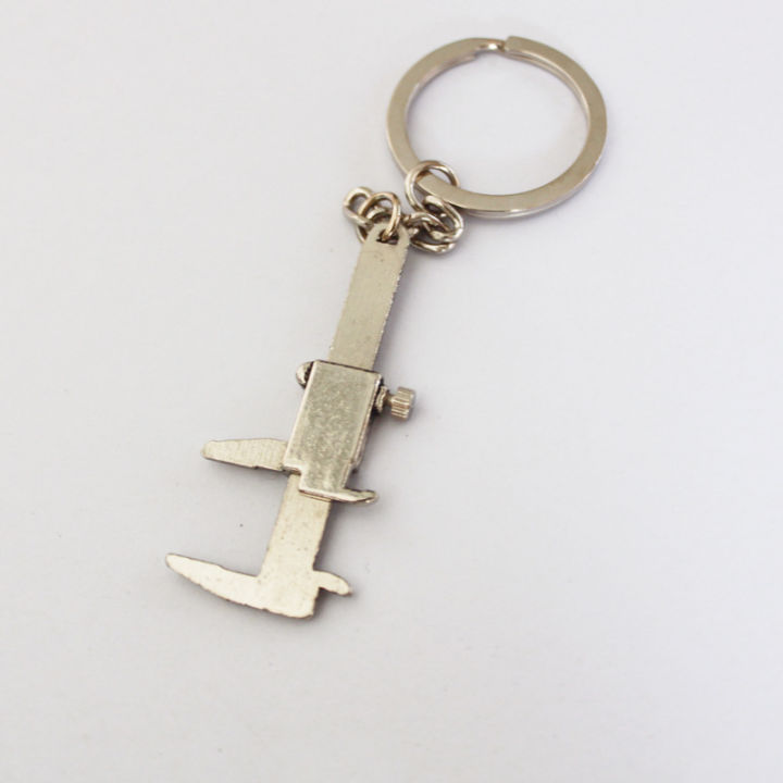 ใหม่แฟชั่นกุญแจรถ-mini-vernier-caliper-พวงกุญแจรถ-turbo-key-chain-ขายส่ง