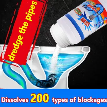 (Type) Powerful Sink Drain Cleaner Pipe Dredging Agent for Kitchen Sewer Brush Toilet Cleaning Tools