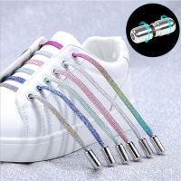 1 Pair New Elastic Shoe Laces Round No Tie Shoelaces For Kids And Adult Sneakers Shoelace Quick Lazy Laces 10 Color Shoe Rope