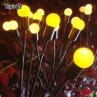 YEYA ไฟแกว่งหิ่งห้อย สนามหญ้าพลังงานแสงอาทิตย์ใหม่8led แกว่งหิ่งห้อยพื้นดิน Plug-In ไฟลานกลางแจ้งตารางวันหยุดไฟตกแต่ง