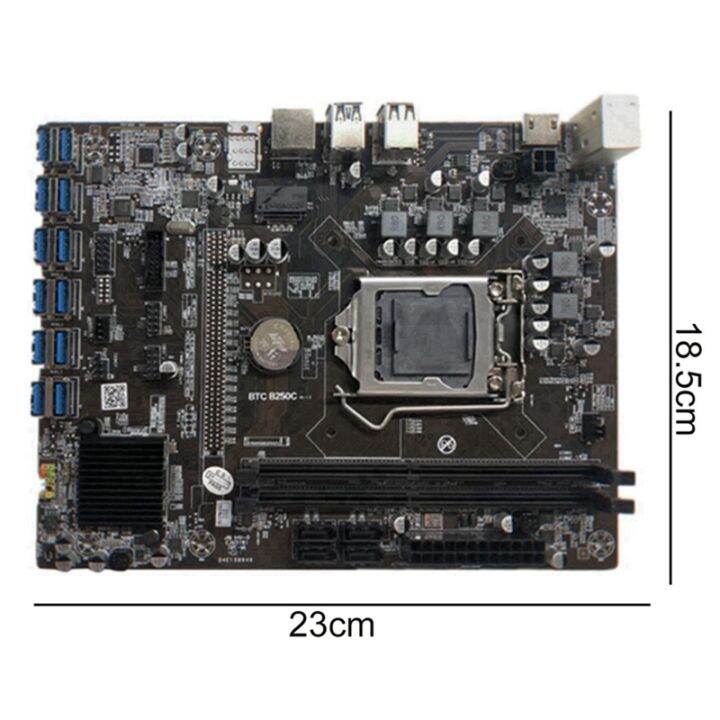 b250c-miner-motherboard-sata-15pin-to-6pin-cable-rj45-cable-sata-cable-12-pcie-to-usb3-0-gpu-slot-lga1151-ddr4-for-btc