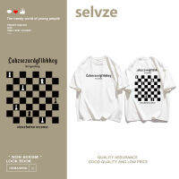 2023 newSELVZE （พร้อมส่งจากกทม มาถึงใน 3วัน）print T-shirt ตัวอักษรที่เรียบง่ายพิมพ์เสื้อยืดแขนสั้นคอกลม N0167