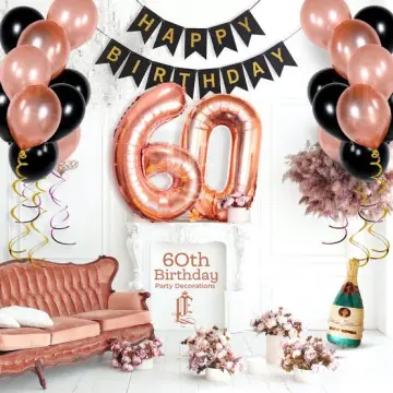 60th birthday party store decorations for mom