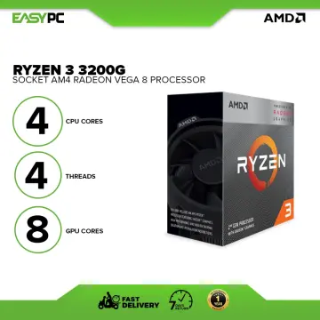  AMD Ryzen 3 3200G 4-Core Unlocked Desktop Processor with Radeon  Graphics : Electronics