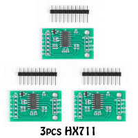 3ชิ้นเซ็นเซอร์ความแม่นยำเอดีซี24บิตสำหรับโหลดเซลล์ HX711 Arduino โมดูลชั่งน้ำหนักเซนเซอร์วัดความดัน