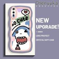 Chenyyka เคสสำหรับ Huawei P20 P20โปรเคสการ์ตูตูนน่ารัก ฉลามใหม่มาการองคอลอเคสมือถือกันกระแทกใสนิ่มเคสโปร่งใส กล้องถ่ายรูปซิลิกาเจลป้องกันที่สร้างสรรค์