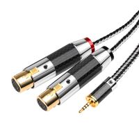 Hifi 2.5mm TRRS to 2XLR Cable High Quality Silvr-Plated OCC 2.5 Balance Cable For Astell&amp;Kern AK100II,AK120II,AK240, AK380,AK320