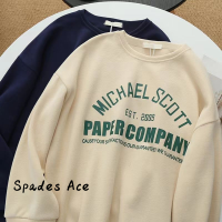 Spades Ace เสื้อฮู้ด เสื้อแขนยาวอบอุ่น หลวมและสบาย ทันสมัย ชิค แฟชั่น สบาย A28J07J 41Z231011