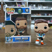 มาใหม่ Funko POP ฟุตบอลดาว Lionel Messi #10ไวนิลรูปการกระทำรูปแบบการเก็บของเล่นของขวัญ