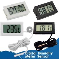 Mini LCD Digital Hygrometer Temperature Indoor Convenient Temperature Sensor Humidity Meter Gauge Instruments Cable