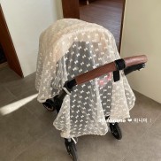 Thêu ren thoáng khí lưới màn chống muỗi cho xe đẩy em bé