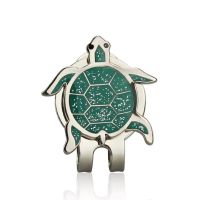 Sparkling Turtle Golf Marker - Magnetic Golf Hat Clip Bling Alloy Metal Mark Golf Ball Position on Green