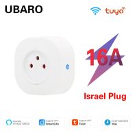 Ubaro Israel Tuya ควบคุมแอปปลั๊กสมาร์ทไวไฟสนับสนุน Google Home Alexa ปลั๊กเสียง Timing เต้าเสียบสายไฟ100-240V เครื่องใช้ในบ้าน