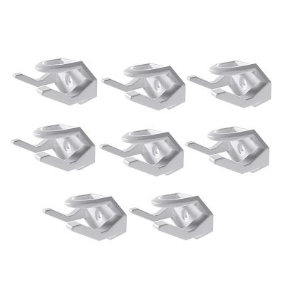 8Pcs Baseball Hat Hook for Wall Hat Rack for Baseball Cap Hat Display Hat Hangers for Wall White
