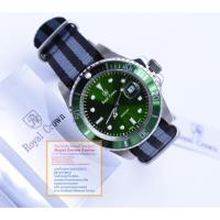 Royal Crown มาพร้อมสาย NATO+ (รุ่น Submariner ของแท้ 100%) นาฬิกาผู้ชาย สุภาพบุรุษ ขนาดหน้าปัดรวมเม็ดมะยม 44 mm. ของแท้ 100% มีบัตรรับประกัน1 ปีเต็ม กันน้ำ 100% ( คุณลูกค้าจะได้รับนาฬิการุ่นและสีตามภาพที่ลงไว้ และจะได้รับกล่อง+ของแถม+อุปกรณ์ครบเซ็ท 100% )