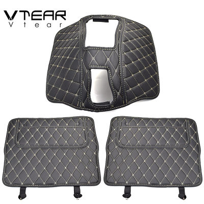Vtear for Haval F7 F7X seat pad rear cover protector anti kick mat car anti-dirty pad protect cushion interior accessories parts
