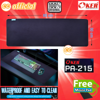 ✅แท้100% OKER PA-215 GAMING MOUSE PAD แผ่นรองเม้าส์ ขนาดใหญ่ แผ่นรองเมาส์ เกมมิ่ง หนา 3 มม.