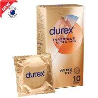 Durex Invisible Ultra Thin Wide Fit Condoms 56mm Pack of 10 ถุงยางอนามัยรุ่นพิเศษสินค้านำเข้าจากออสเตรเลีย