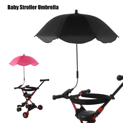 ร่มกันฝนกันรังสี UV,ร่มรถเข็นเด็กทารกกันแดดเปิดง่ายอุปกรณ์รถเข็นอเนกประสงค์