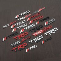 Hot New TRD Metal Car Sticker for Toyota Yaris Avensis Auris Hilux Reiz Auto Front Grille Emblem Badge Decal