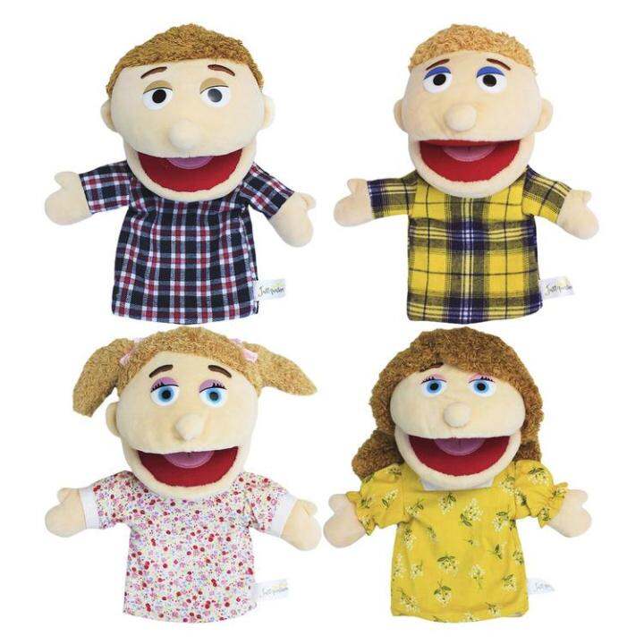 Kids Hand Puppets Puppet Theater Accessories Parent-child Interaction Handmade Puppets Family ...
