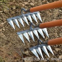 【LZ】☋₪▲  Weeding Hoe Rake Farm Tool Weeding Scarifier Artifact Agricultural Tools Tooth Nail Harrow Metal Harrow Gardening Weeding Tools