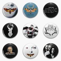 【CC】 Silence Of The Lambs Hannibal Soft Pin Customizable Badge Hat Brooch Jewelry Collar