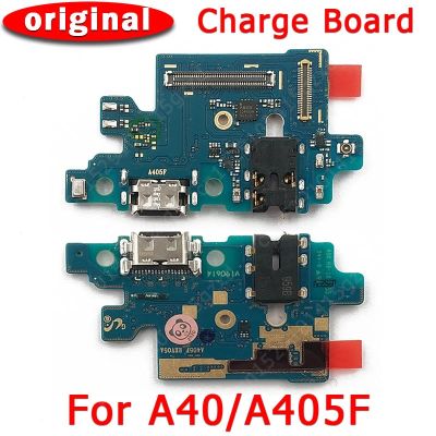 ชาร์จพอร์ตดั้งเดิมสำหรับ Galaxy A40บอร์ดซ่อมโทรศัพท์มือถือ USB สำหรับ A405F ตัวเชื่อมต่อแบบแท่นยืดหยุ่น PCB อะไหล่สายเคเบิลสำหรับเปลี่ยน