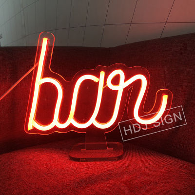 Bar LED Neon Sign Light Creative Wall Hanging Decor Suitable For Store Beer Bar Pub Personalized Commercial Plaque