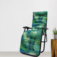 Patio Lounge Chair Cushion Comfortable Floral Printed Sun Lounger Pad Floral Printed Thickened Lounger Chair Cushions