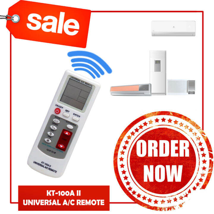 KT100A II UNIVERSAL AIR CONDITIONER REMOTE Lazada PH