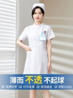 original Nurse uniform womens short-sleeved summer dress pharmacy dental oral long-sleeved suit nursing beauty salon overalls large size