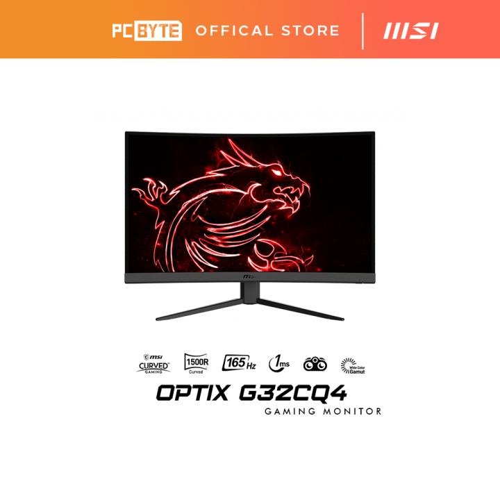 MSI Optix G32CQ4 32" VA 1ms 165Hz WQHD FreeSync Curved Gaming | Lazada