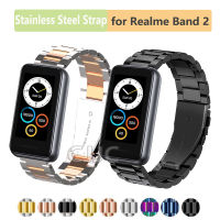 สายคล้องคอสแตนเลสสตีลแบบคลาสสิกสำหรับ Realme Band 2