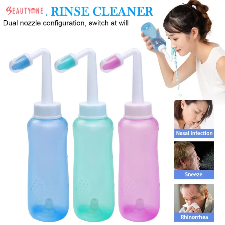 BeautyOne Upgrated Nasal Wash Cleaner Nose Irrigator for Kids and ...